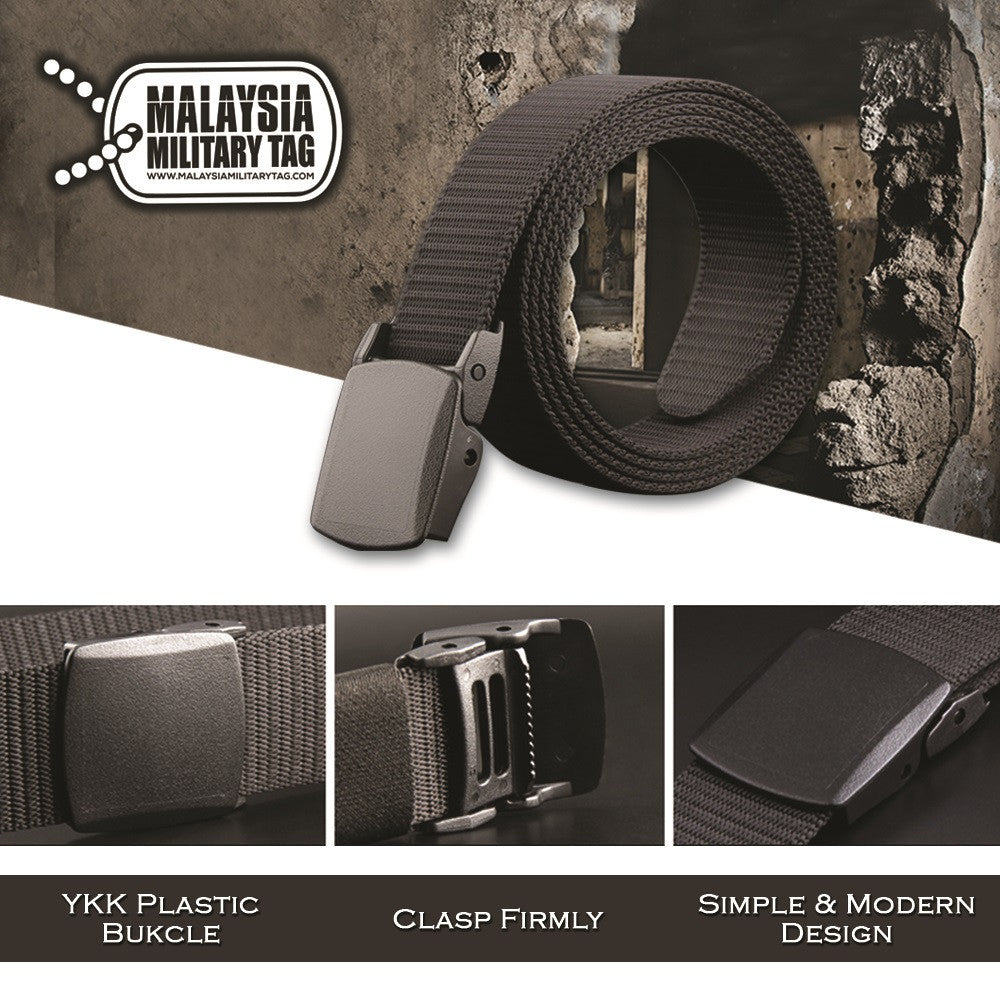 Fast Drying Heavy Duty Plastic Buckle Tactical Military Nylon Belt