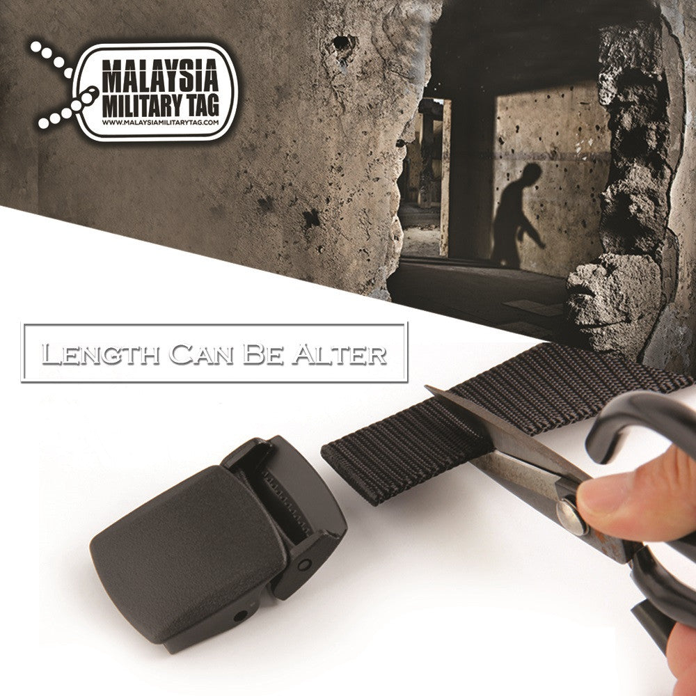 Fast Drying Heavy Duty Plastic Buckle Tactical Military Nylon Belt