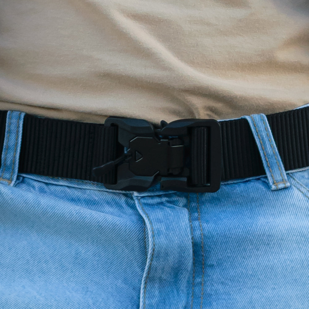 The Oversize Tactic Metal Nylon Belt