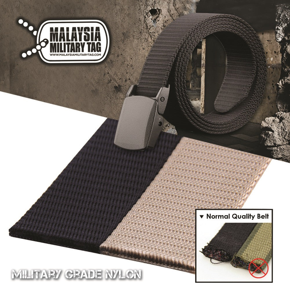 Fast Drying Heavy Duty Plastic Buckle Tactical Military Nylon Belt