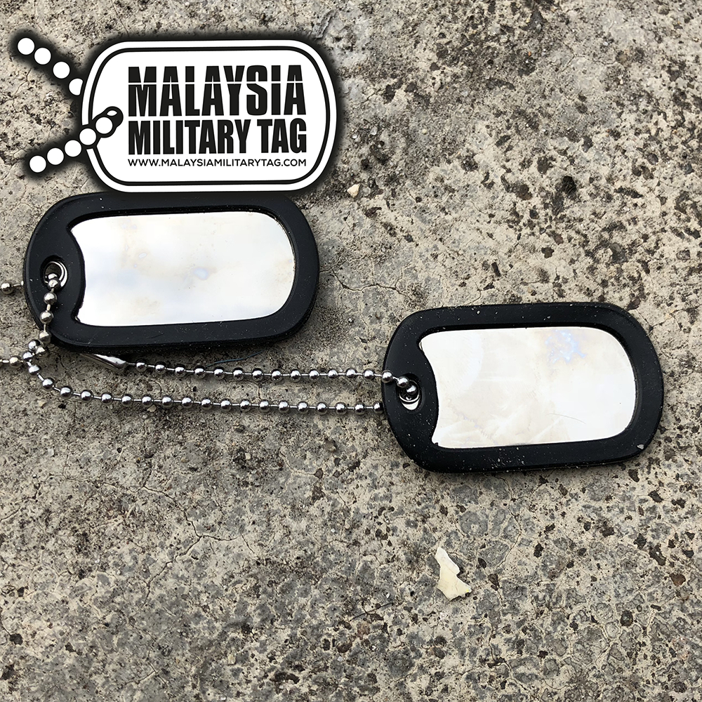 Military spec stainless steel shiny military tags